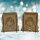 Sada 2 vyvýšených oblouků na svíčky - vánoční ozdoba, originál Krušné hory