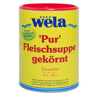WELA - Meat soup grained Pure 1kg