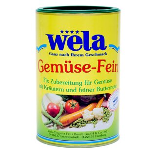 WELA - Gemüse-fein für 72 Portionen mit Kräutern und feiner Butternote
