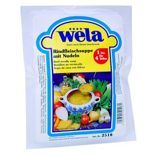 WELA - Beef soup with noodles