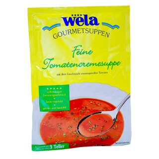 WELA - Fine tomato cream soup w. frozen herbs