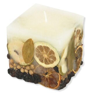 Candle cube potpourri - fruits, cream