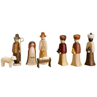 Nativity figures 8 pieces
