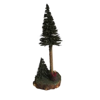 Decoration tree with bushes, 20 cm