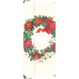 Table runner - Christmas Wreath