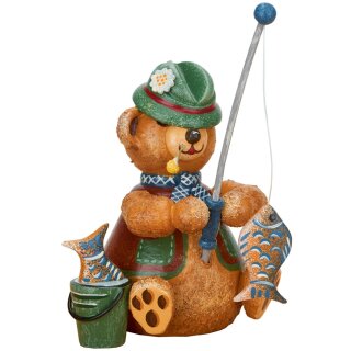 Teddy mit Herz - Angler