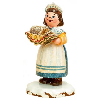 Original Hubrig folk art winter children - sugar baker Erzgebirge
