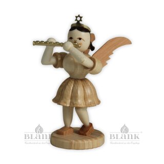 Short skirt angel with piccolo flute