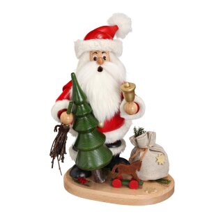 Santa Claus with Christmas tree