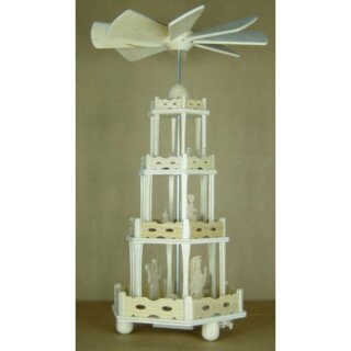 Self-assembly kit - Pyramid 10 x 10 cm - H 21 cm