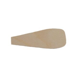 Pyramidenflügel 110 mm aus Sperrholz - ohne Schaft, Blattstärke 1,6 mm