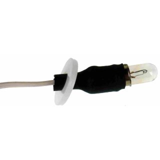 Voedingskabel met contactdoos E10 1-vlam + adapter voor insteekvoeding - L 1,0 m