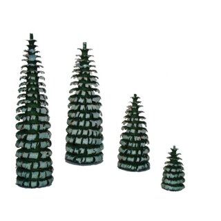 Ringelbaum grün / weiß - H 8 cm