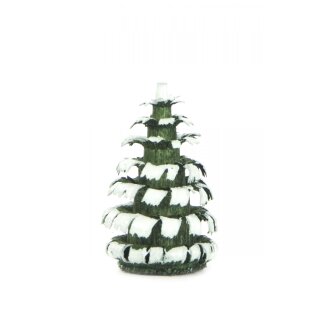 Albero ad anelli verde/bianco - H 1 cm