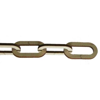 Chain links 3 mm made of plywood, 40 x 20 mm - PU 50 pieces