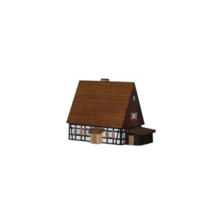 Farmhouse, single storey with shed - H 75 mm - 100 mm - 65 mm
