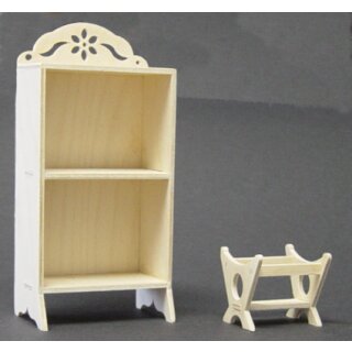 Self-assembly kit - Large cupboard and newspaper rack