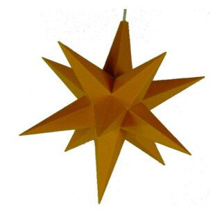 Self assembly kit - star yellow - H 100 mm