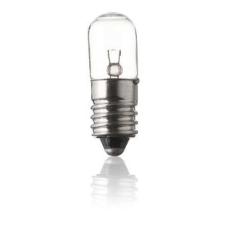 Röhrenlampe E10 - 6,3 V / 0,3 A