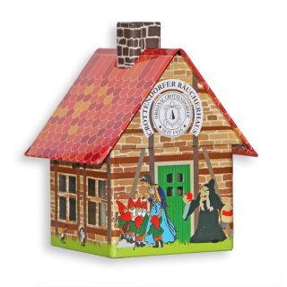 Smoking house with integrated incense candle holder Snow White