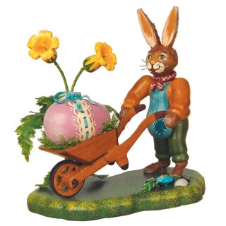 Original Hubrig folk art long ears most beautiful Easter egg Erzgebirge