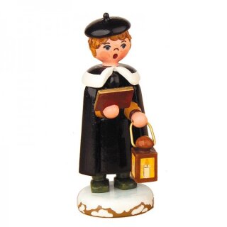 \Le produit original de lartisanat populaire Hubrig : Le garçon de chœur avec lanterne de lErzgebirge\