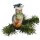 Original Hubrig folk art tree clipper - owl Erzgebirge