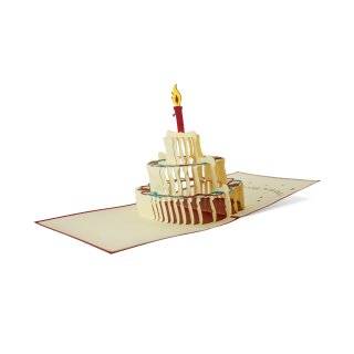 Folding card - Cake magic