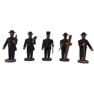 Miniature miners, 5 pieces