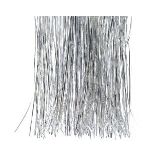 Tinsel silver curved, 500 threads