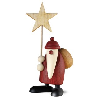 \Père Noël avec étoile, petit: Laccessoire parfait pour une décoration de Noël féérique\