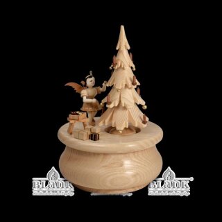 Carillon - Sogno di Natale con albero e angelo