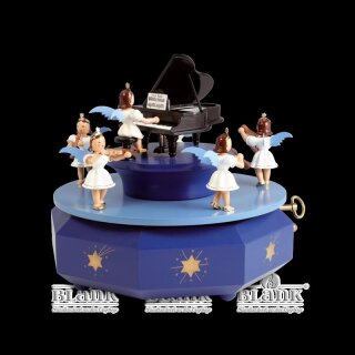Music box - Angel on the wing, colored