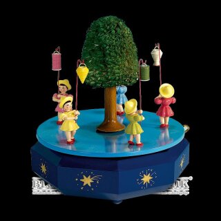 Hrací skříňka - Pět barevných lampionů pro děti