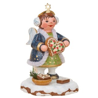 Original Hubrig Folk Art Heavenly Child - Gingerbread Hearts Erzgebirge