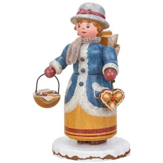 Uomo che fuma originale Hubrig Folk Art - Wiki Commerciante di pan di zenzero Erzgebirge