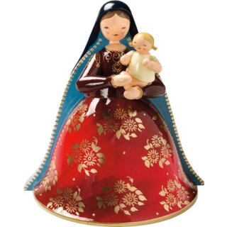 Madonna con Cristo Bambino, riccamente dipinta