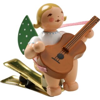 Angel with guitar, on clamp