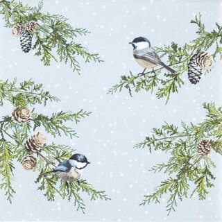 Napkin - Birds on Branches