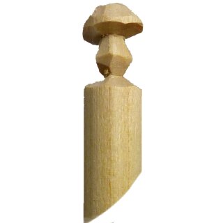 Soustružená kulatá tyč Ø 6 mm, lipové dřevo
