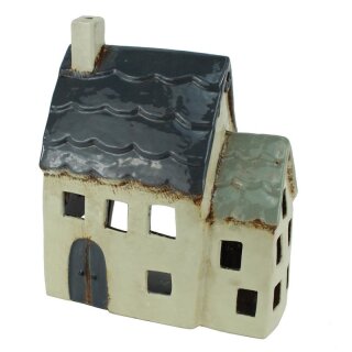 Lantaarn - Huis met handvat, blauw dak