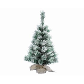 Mini vánoční stromek Vancouver s jutovým pytlem