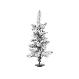 Mini kerstboom - Pennenboom met sneeuw bedekt 75 cm