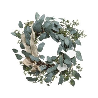 Wreath with sage leaves