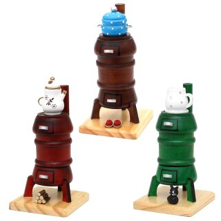 Smoker - brown / red / green, 3 assorted