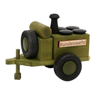 Cannone per gulasch fumante, forze armate tedesche, verde/nero