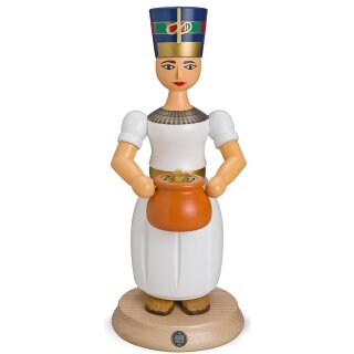 Incense figurine - Nefertiti, ancient Egyptian royal consort, large