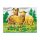 12 dřevěných obrázkových kostek s motivy zvířat z farmy