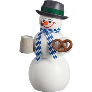 Smoking figure - Bavarian snowman