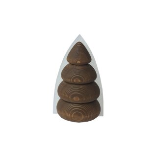 Tree half with glass for arcs series 500 - cognac brown, 11 cm